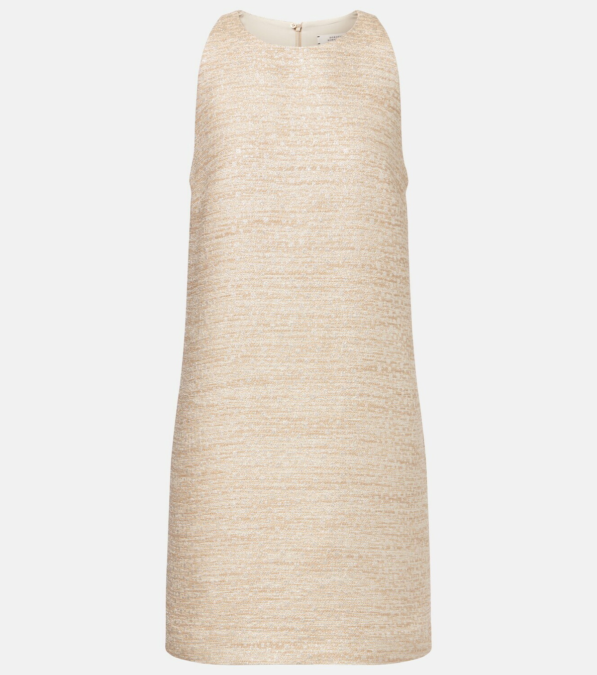 Dorothee Schumacher Shiny Coolness lamé tweed shift dress