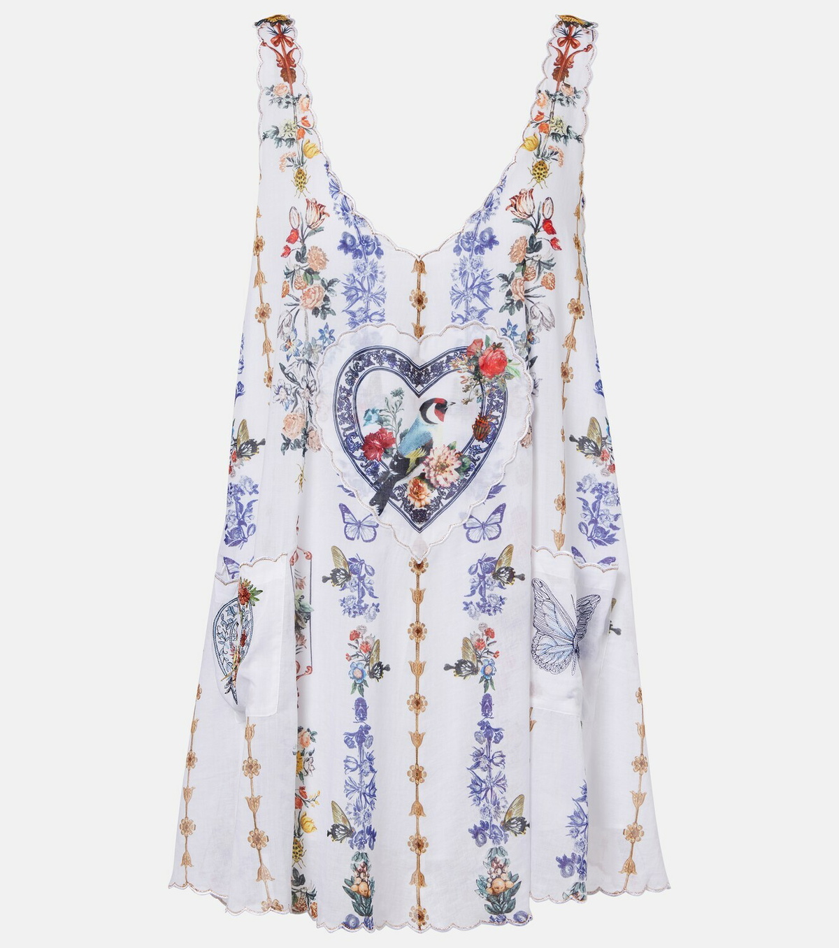 Camilla Printed cotton minidress