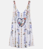 Camilla Printed cotton minidress