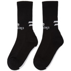Balenciaga Black Sponsor Socks
