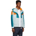 Boss Blue and Orange Ripstop Jacket