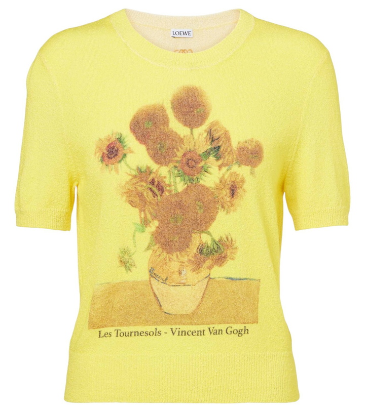 Photo: Loewe Printed cotton-blend T-shirt