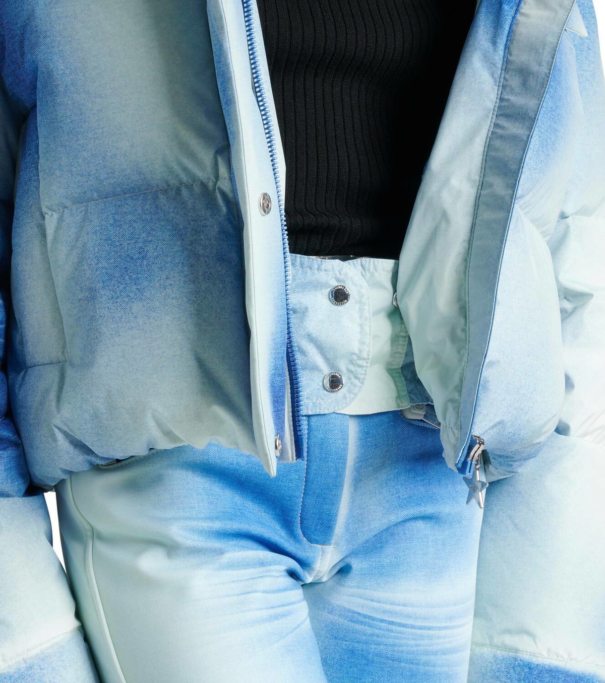 Goldbergh Ciel Blue printed ski jacket