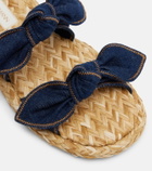 Zimmermann Carousel denim espadrille slides