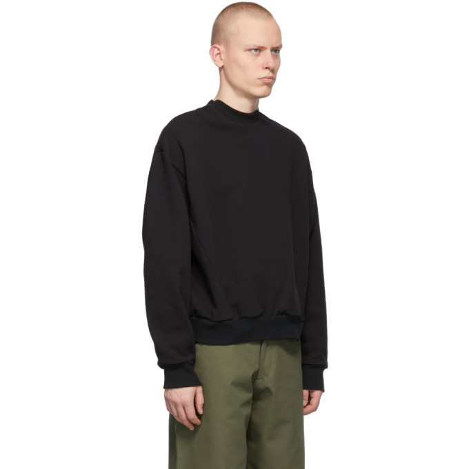 Spencer Badu Black Side Zip Sweatshirt Spencer Badu