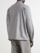 De Bonne Facture - Virgin Wool Overshirt - Gray