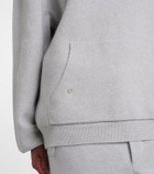 God's True Cashmere Cashmere hoodie with rose quartz