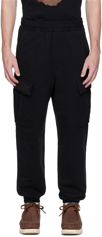 Photo: BAPE Black Relaxed Fit Cargo Pants