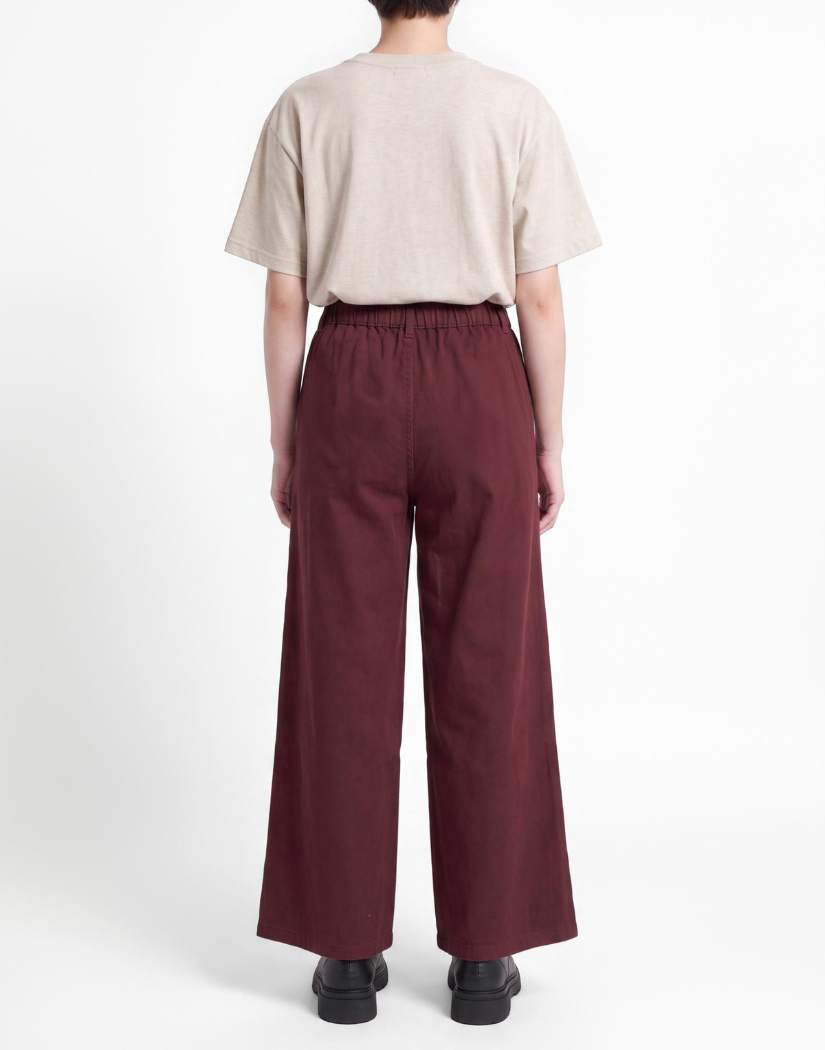 Jijil Womens Jeans Burgundy