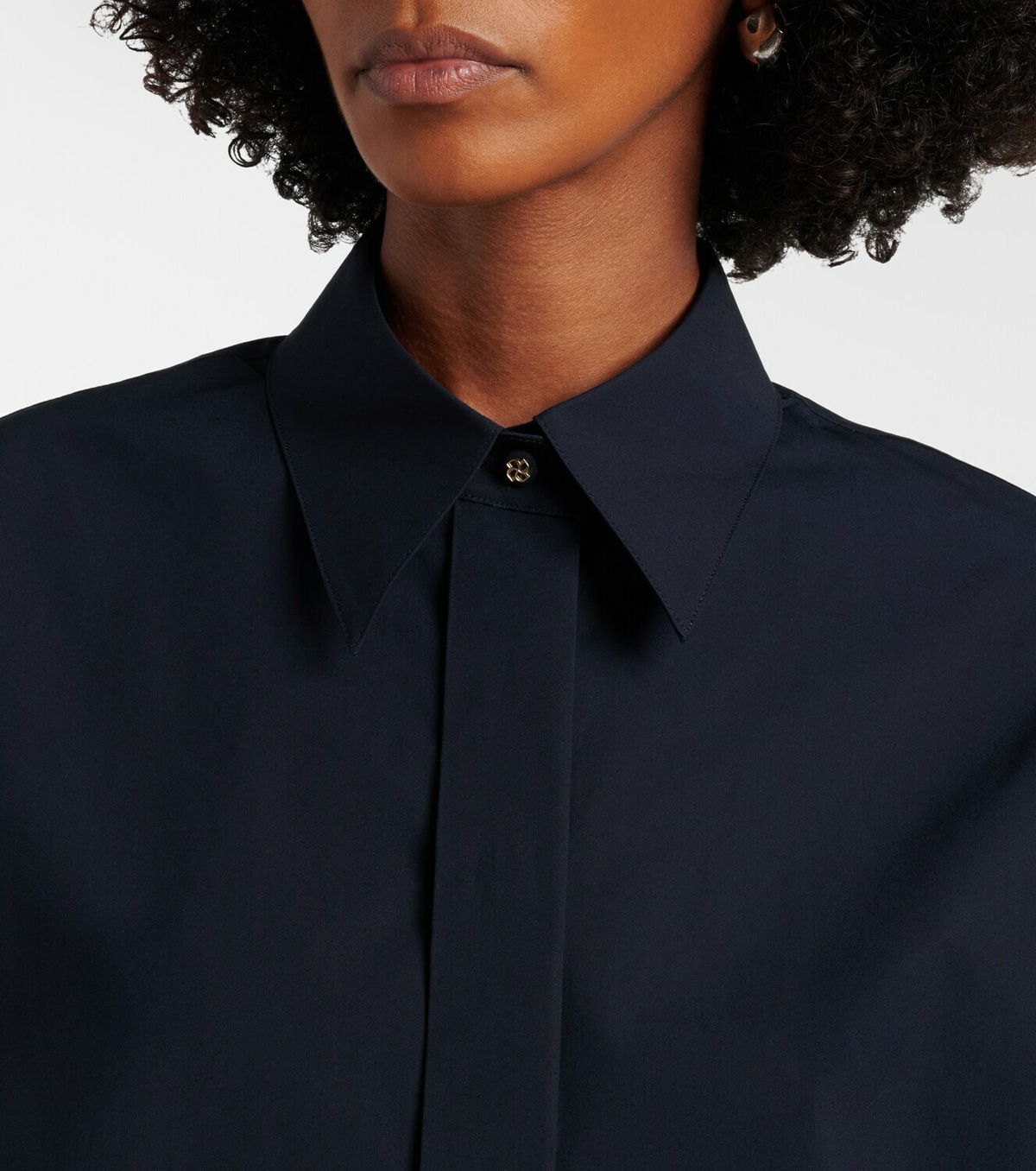 Dorothee Schumacher Poplin Power II cotton-blend poplin shirt