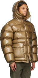 Undercover Brown Down Puffer Jacket