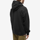 Wood Wood Men's Fred Arch Logo Popover Hoody in Black