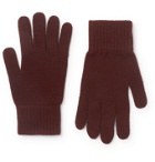 William Lockie - Cashmere Gloves - Burgundy
