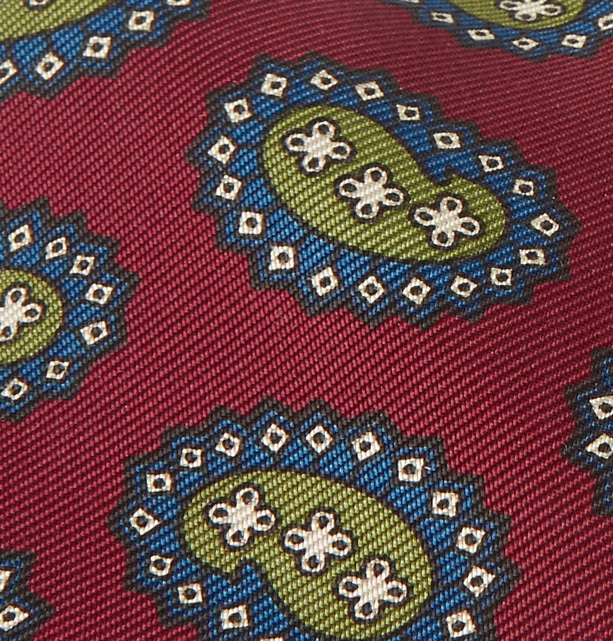 E.MARINELLA - 8cm Paisley-Print Silk-Twill Tie - Burgundy