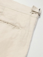 Orlebar Brown - Griffon Tapered Linen Trousers - Neutrals