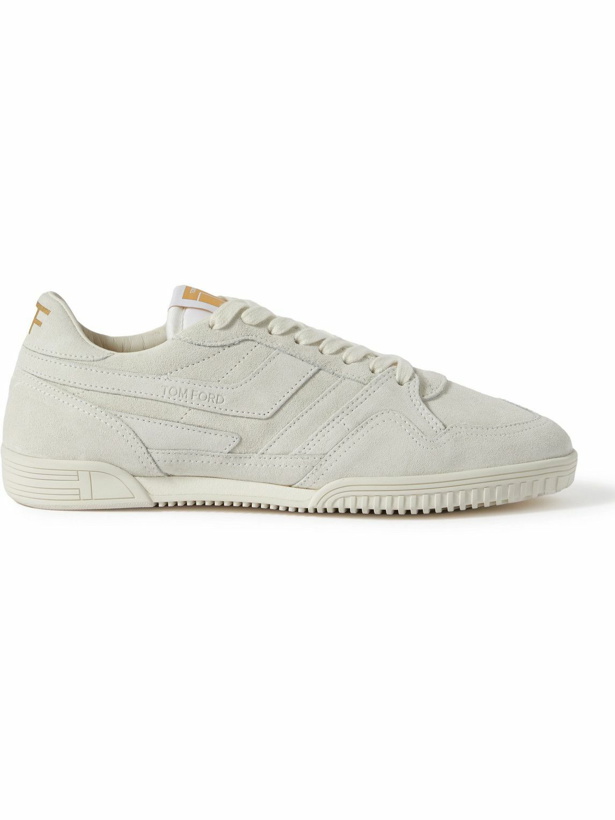 Photo: TOM FORD - Jackson Suede Sneakers - Neutrals