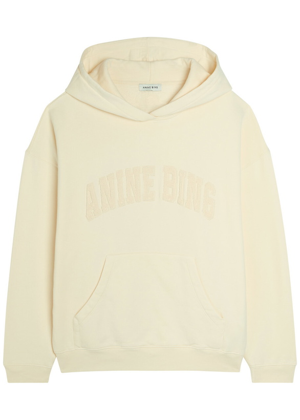 Photo: Anine Bing Harvey Hooded Cotton Sweatshirt Yellow