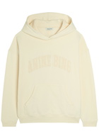 Anine Bing Harvey Hooded Cotton Sweatshirt Yellow