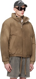 Acne Studios Beige Garment-Dyed Jacket