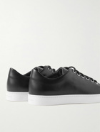 Manolo Blahnik - Semando Leather Sneakers - Black