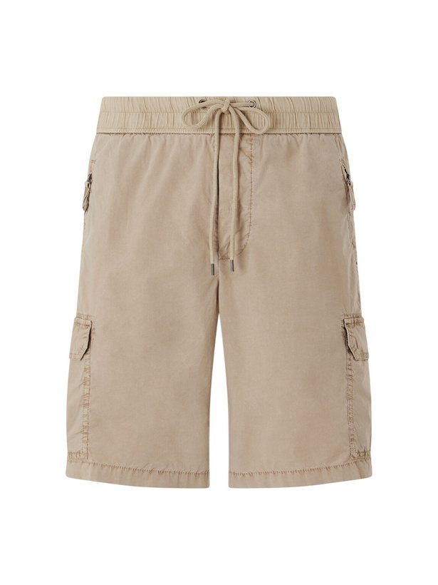 Photo: James Perse - Straight-Leg Stretch Cotton-Poplin Shorts - Neutrals