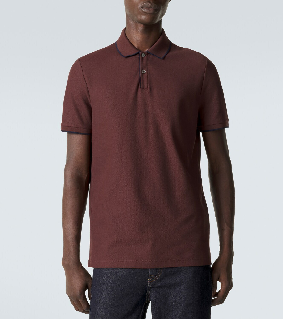 Loro Piana Brentwood cotton-blend piqué polo shirt