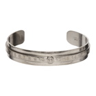 Maison Margiela Silver Layered Number Bracelet