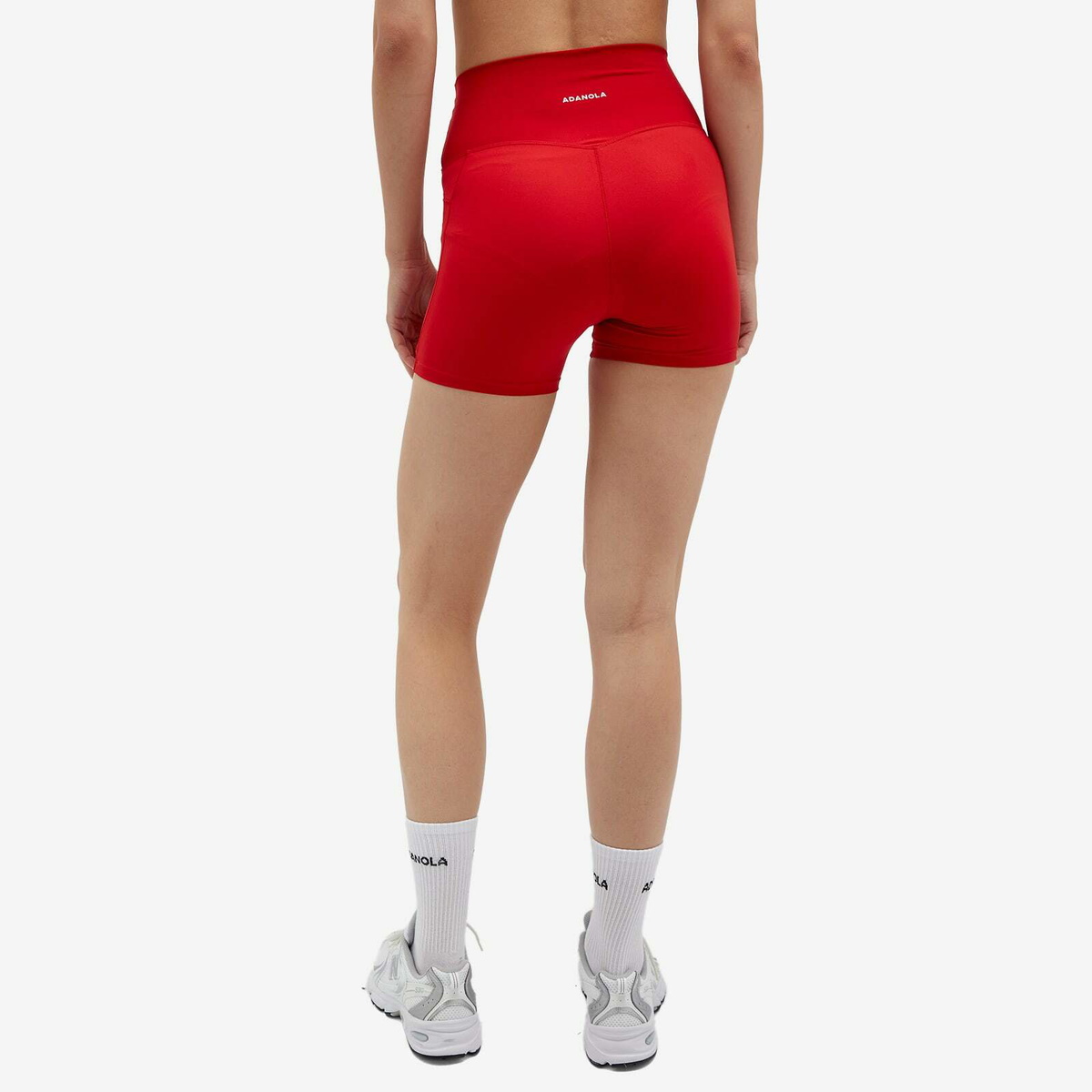 Adanola Women's Ultimate Ultra Crop Pocket Shorts in Red Adanola