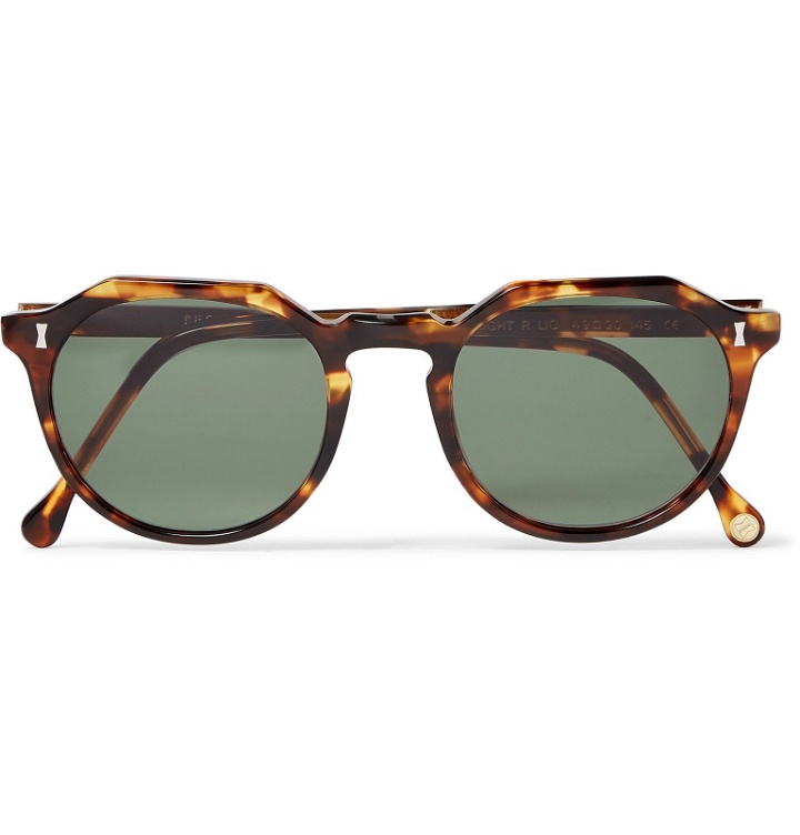 Photo: Cubitts - Cartwright Round-Frame Tortoiseshell Acetate Sunglasses - Tortoiseshell