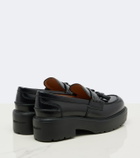 Miu Miu Leather platform loafers