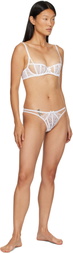 Agent Provocateur White Rozlyn Thong