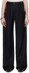 Ann Demeulemeester Black Linna High-Comfort Trousers