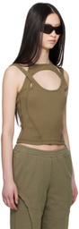 SRVC Khaki Marfa Tank Top