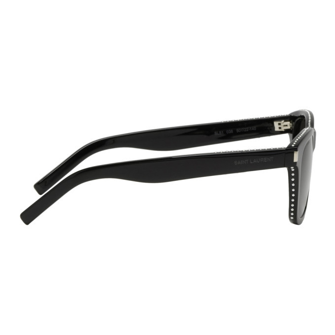 Saint Laurent Black Classic SL51 Studs Sunglasses Saint Laurent display picture 3