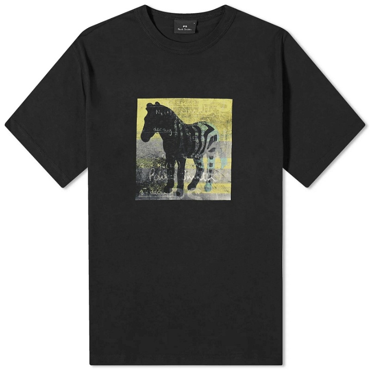 Photo: Paul Smith Men's Zebra Square T-Shirt in Black
