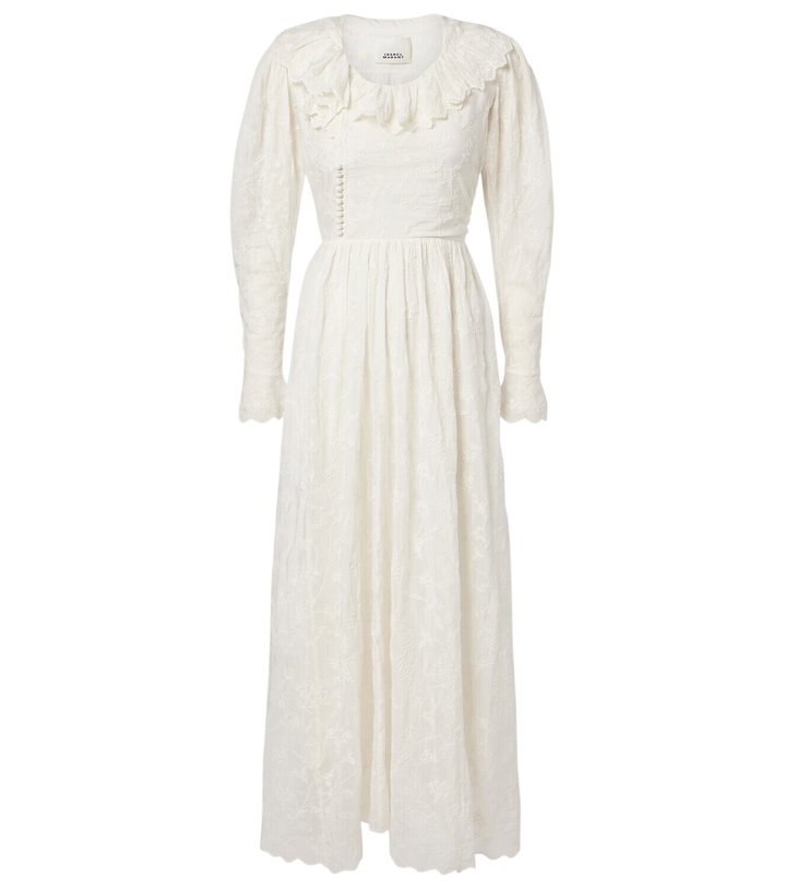 Photo: Isabel Marant Zoen floral cotton and silk maxi dress