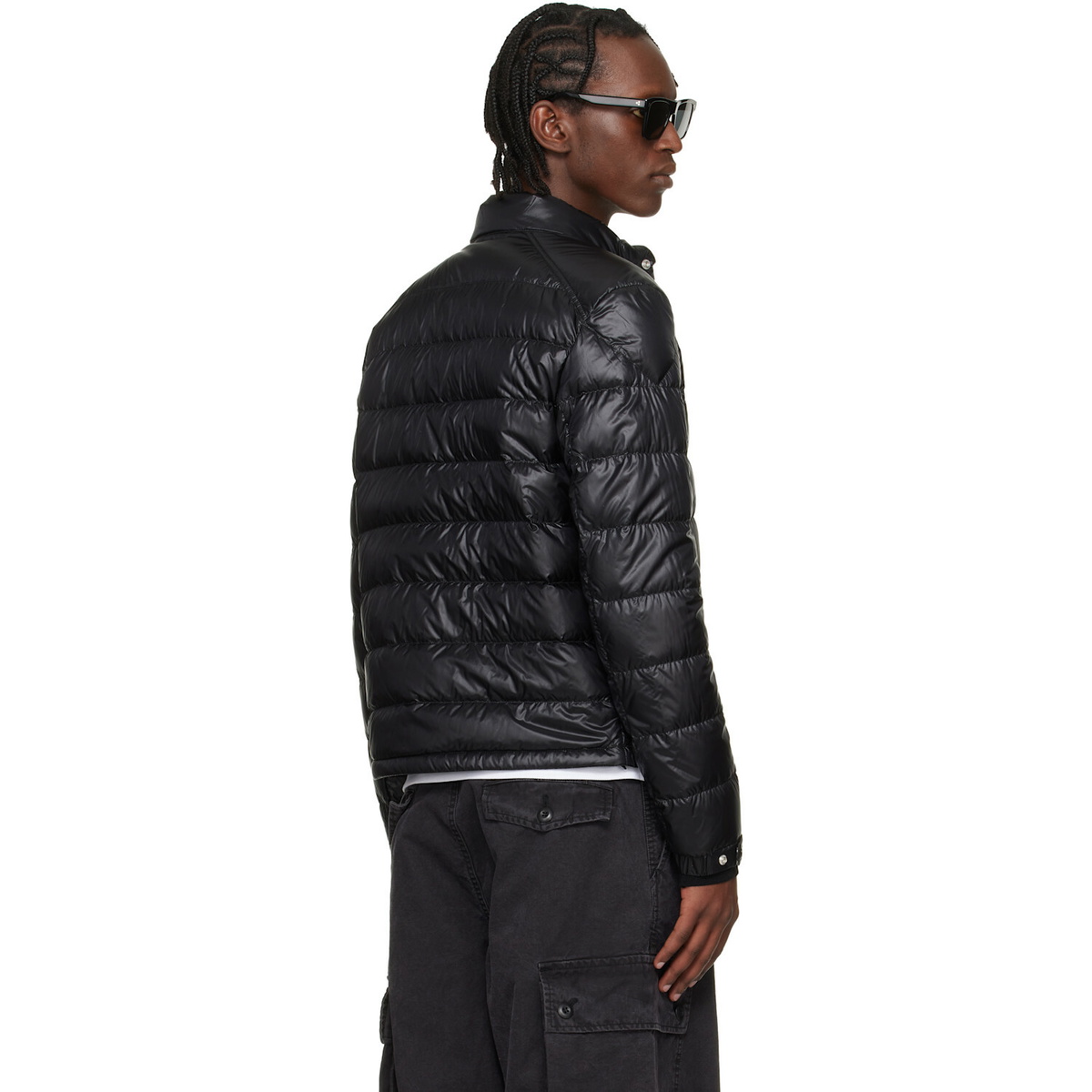 Moncler Black Selves Short Down Jacket