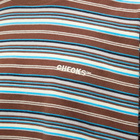 Checks Downtown Men's Stripe T-Shirt in Brown/Blue