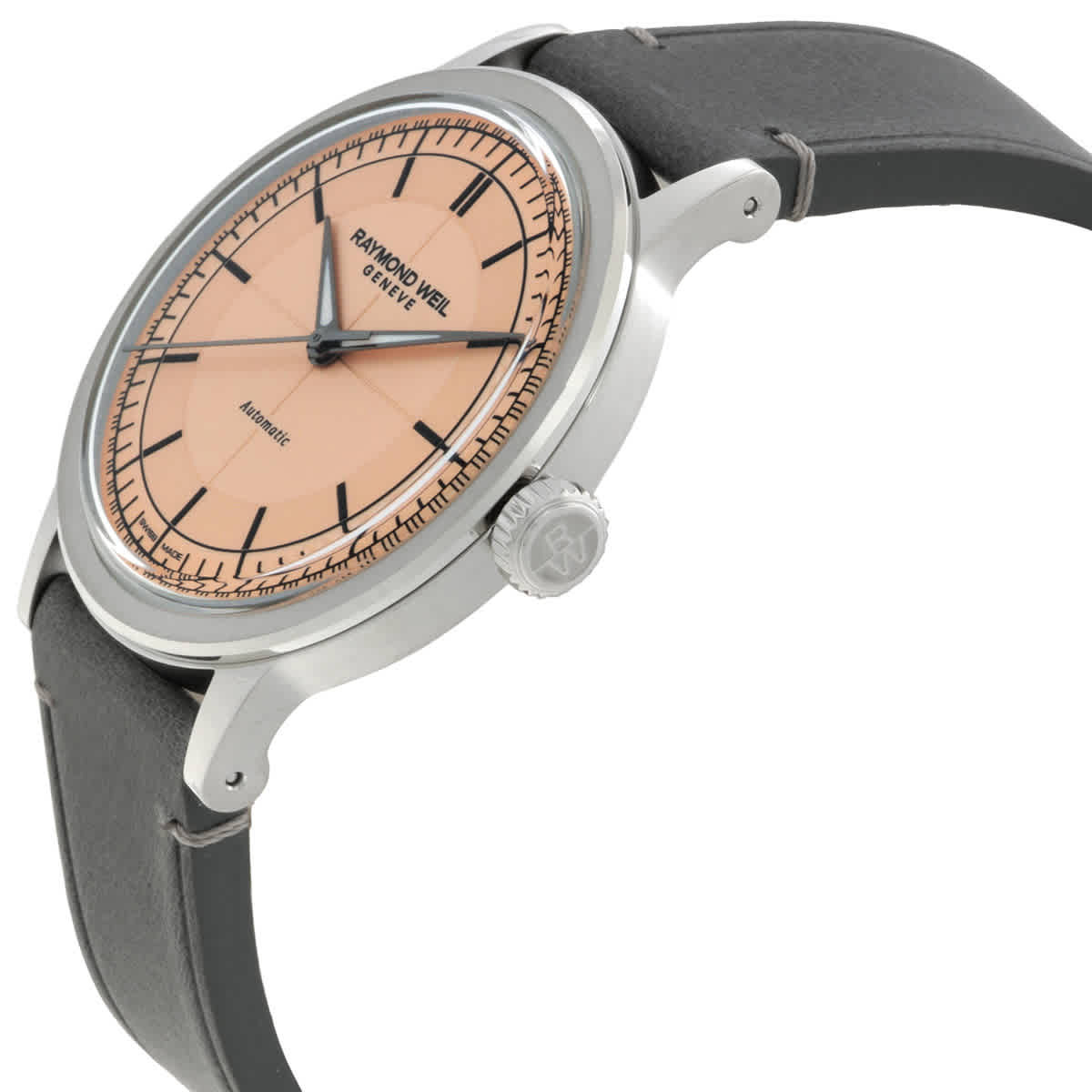Raymond Weil Millesime Automatic Salmon Dial Mens Watch 2925 -STC-80001