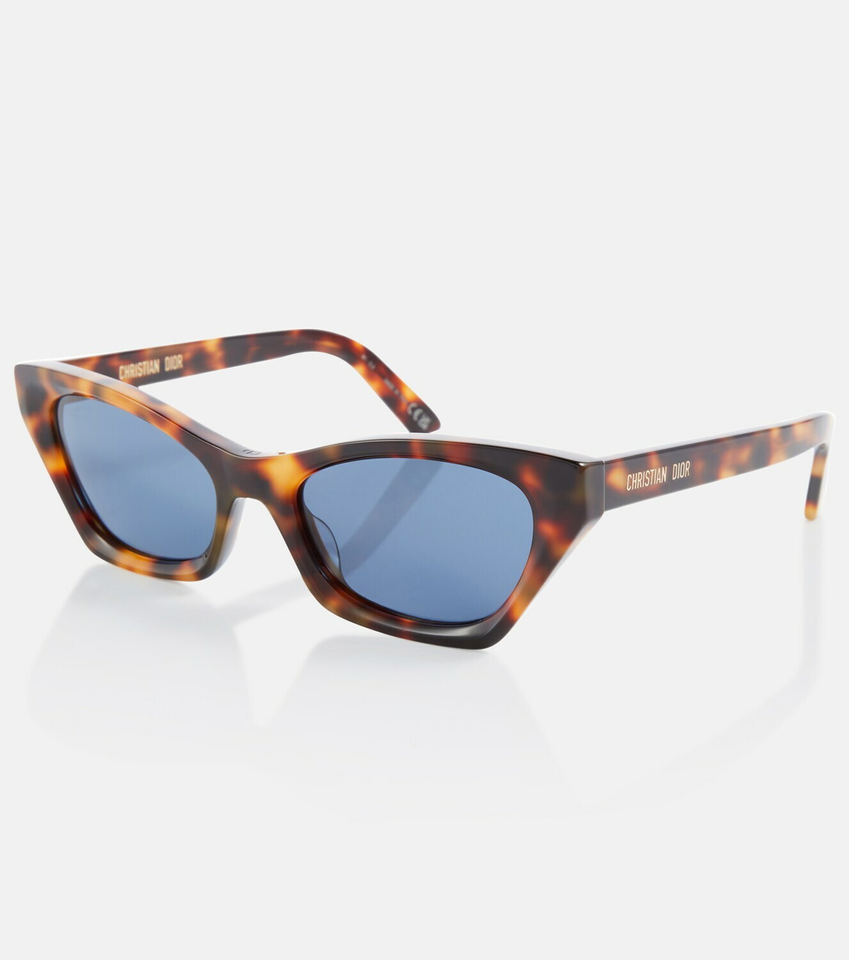 NIB-Christian Dior DiorMidnight Tortoise Sunglasses Christian Dior Paname 791HA Brown Tortoise Designer Italy  main image 3