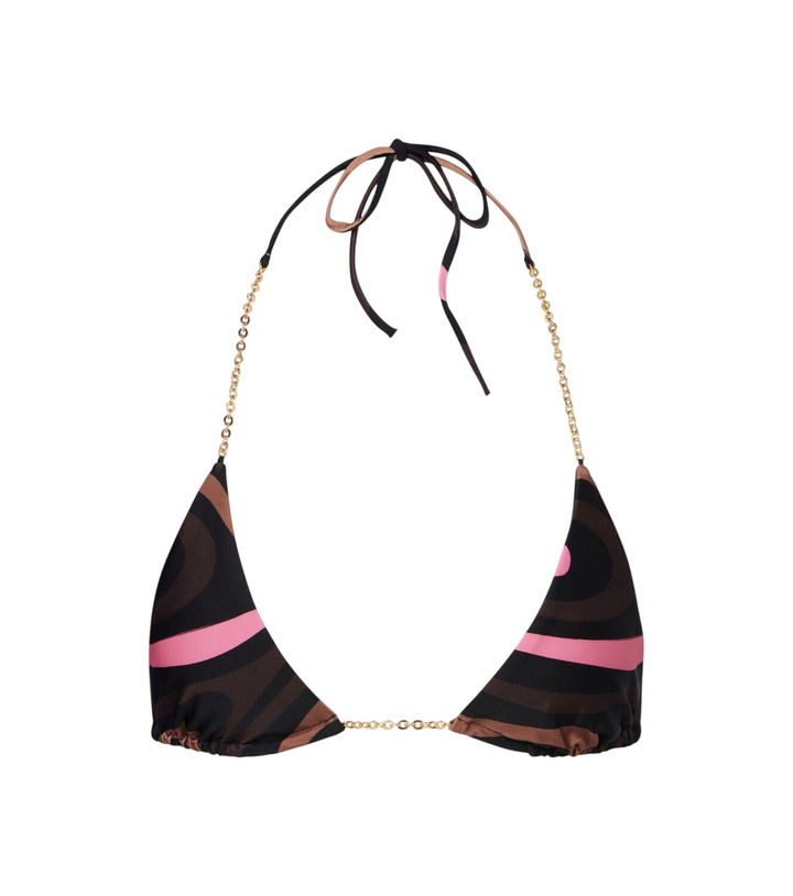 Photo: Pucci Marmo chain-detail bikini top