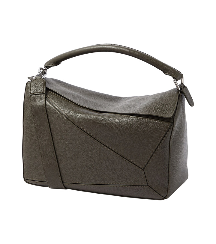 Photo: Loewe Puzzle Large leather top-handle bag