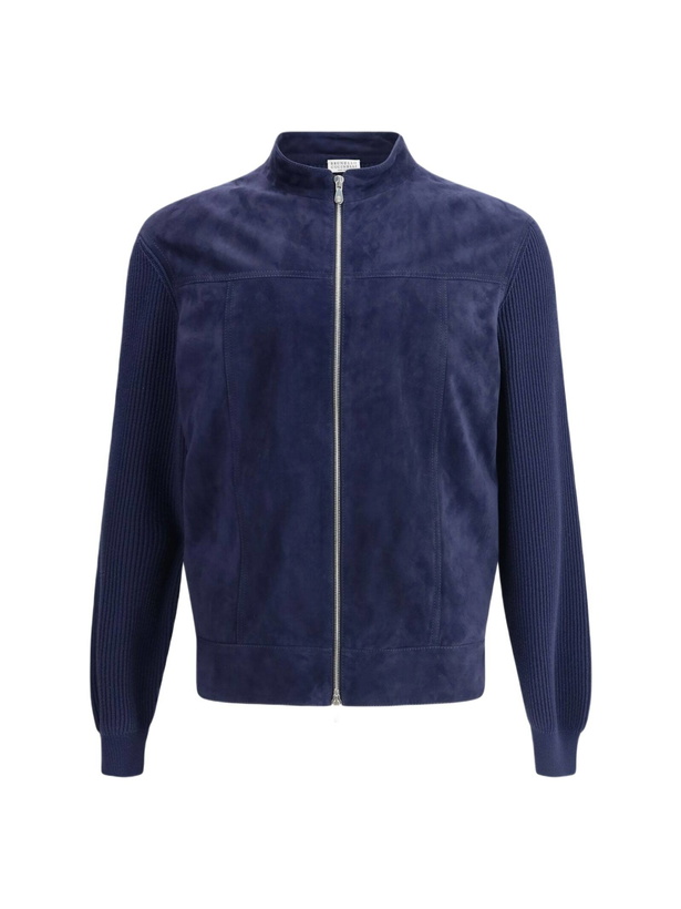 Photo: Brunello Cucinelli Leather Jacket