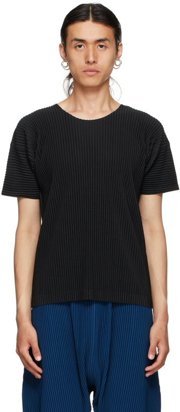 Photo: Homme Plissé Issey Miyake Black Basics T-Shirt