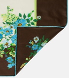 Alémais Floral silk scarf