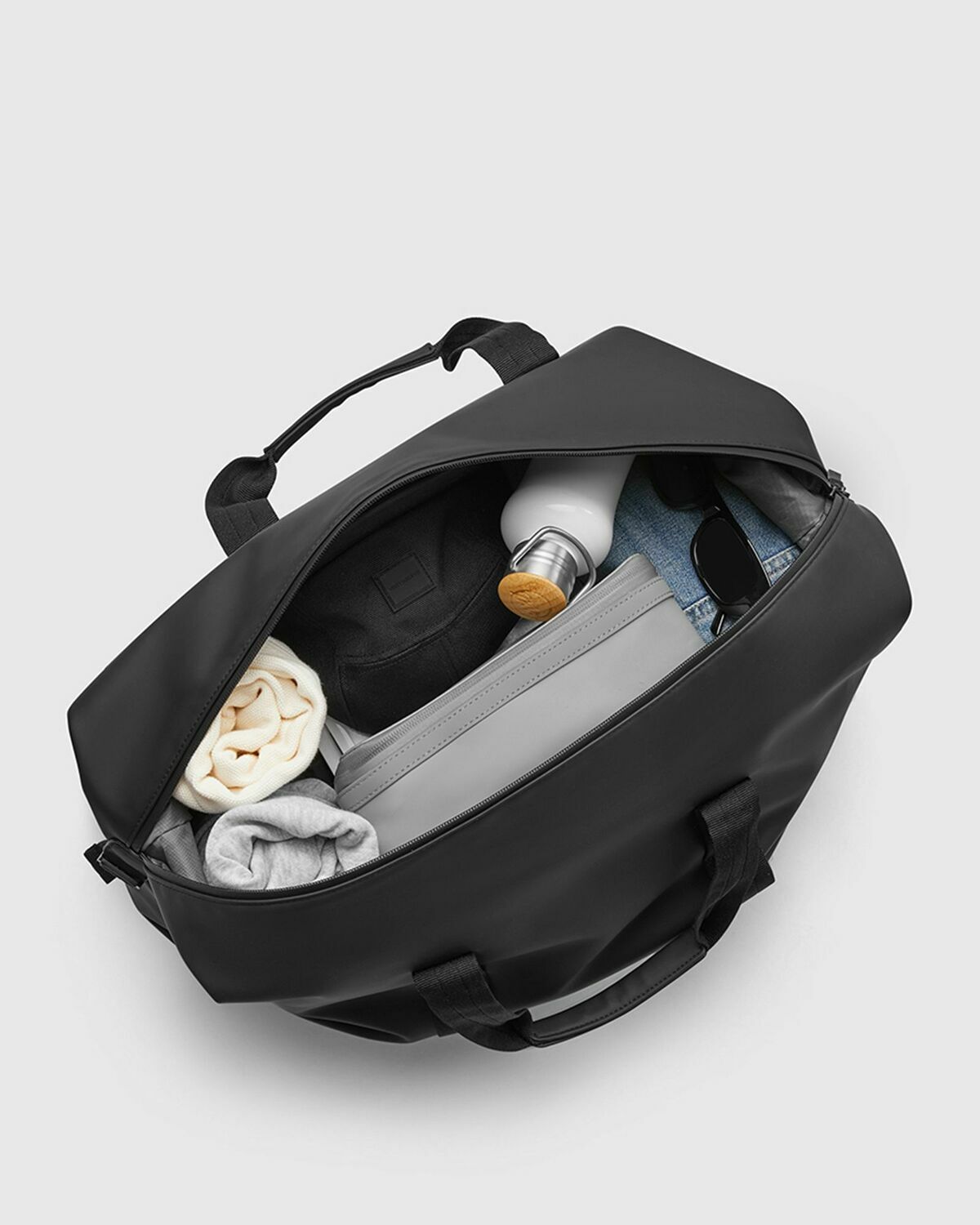 Gaston Luga Däsh Weekender Black Duffle Bags & Weekender
