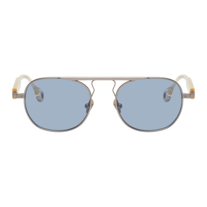Photo: Etudes Silver and Transparent Candidate Sunglasses