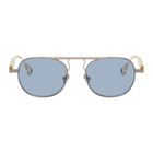 Etudes Silver and Transparent Candidate Sunglasses