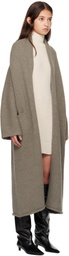 Lauren Manoogian Gray Long Shawl Cardigan