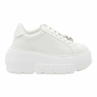 Casadei White Leather Sneakers